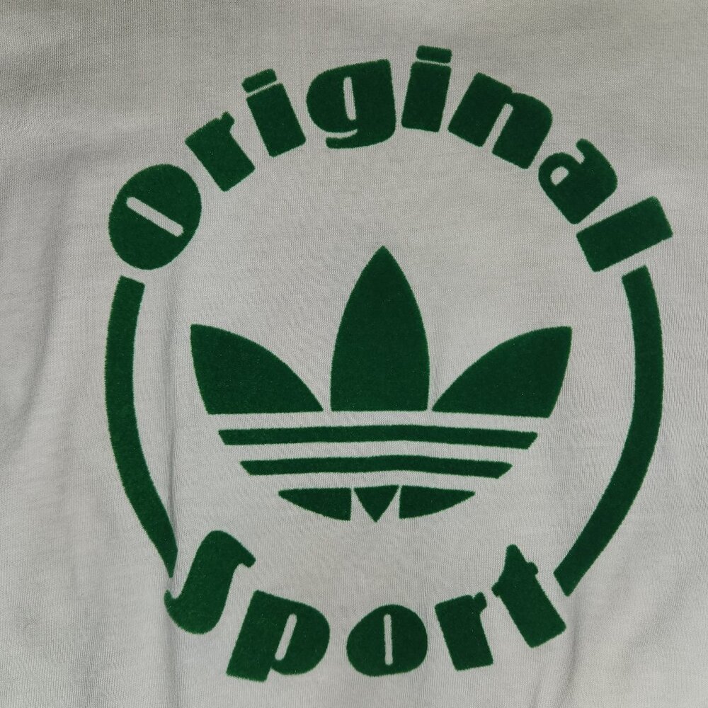 Adidas "Original Sport" Long Sleeve Tee (White/Kelly Green)